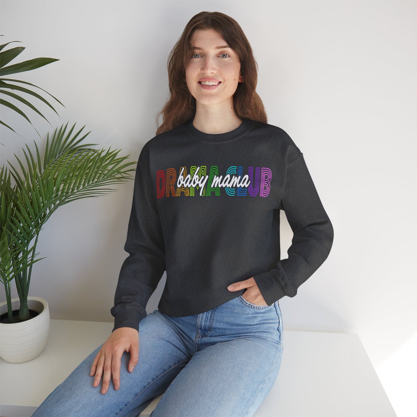 Baby Mama Drama Club Unisex Heavy Blend™ Crewneck Sweatshirt