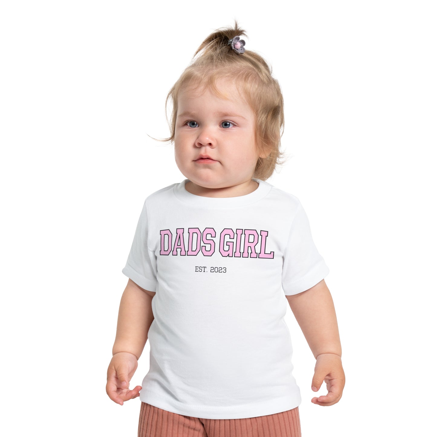 Baby Short Sleeve T-Shirt Dads Girl 2023