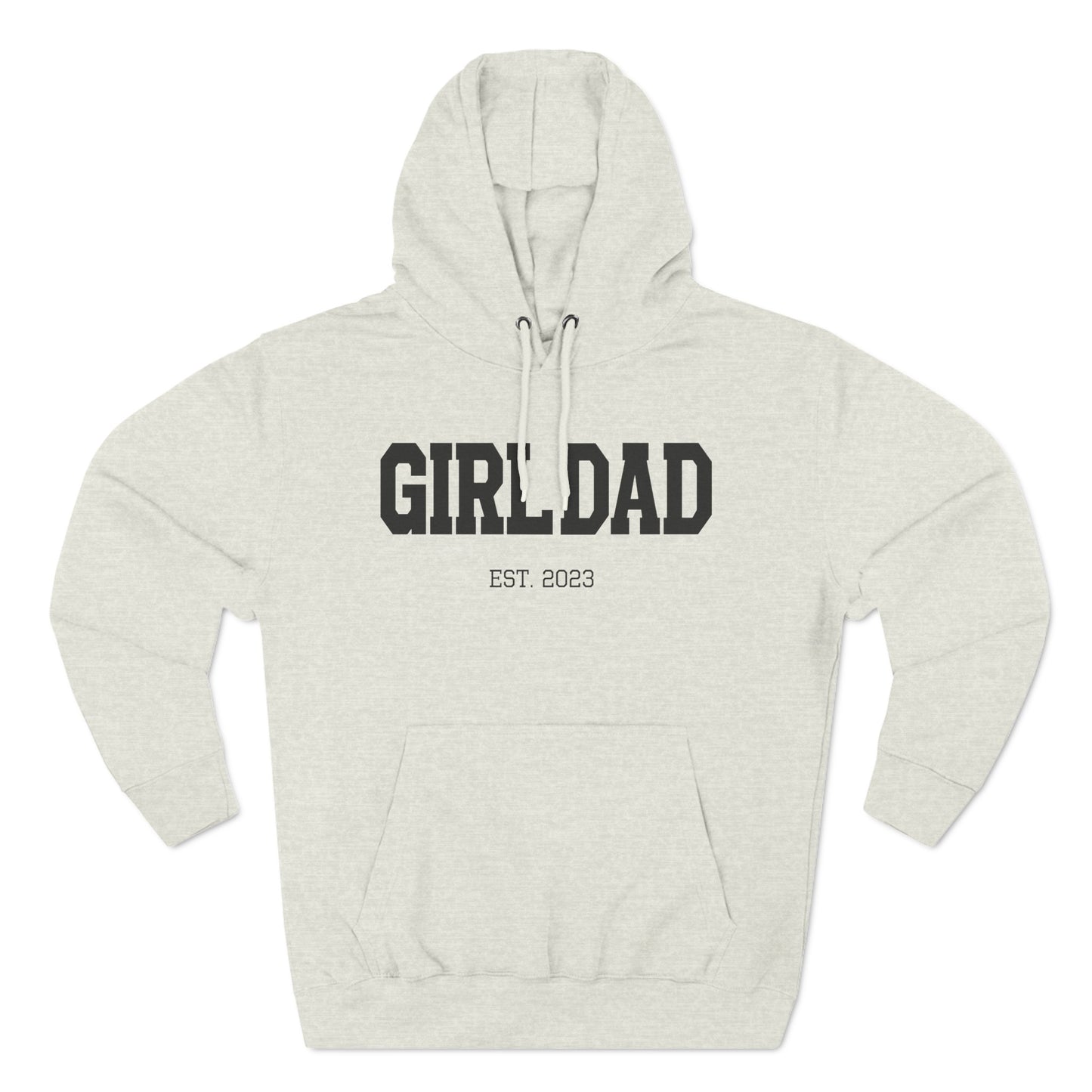 Three-Panel Fleece Hoodie Girl Dad