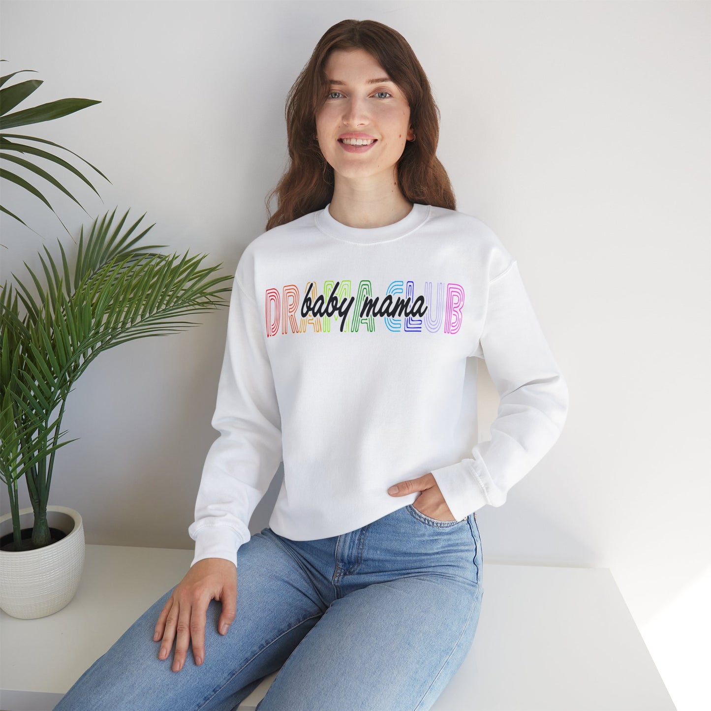 Baby Mama Drama Club Unisex Heavy Blend™ Crewneck Sweatshirt