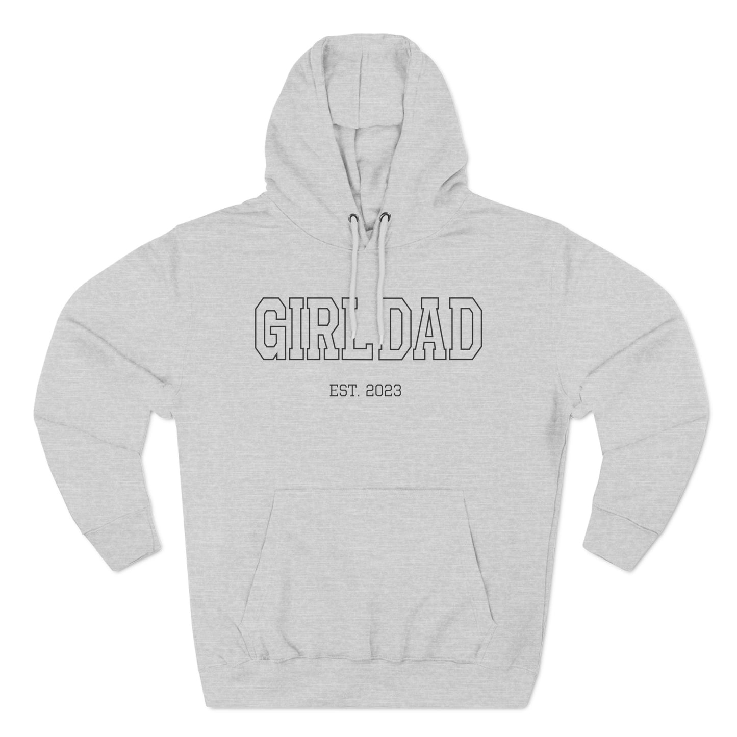 Three-Panel Fleece Hoodie Girl Dad