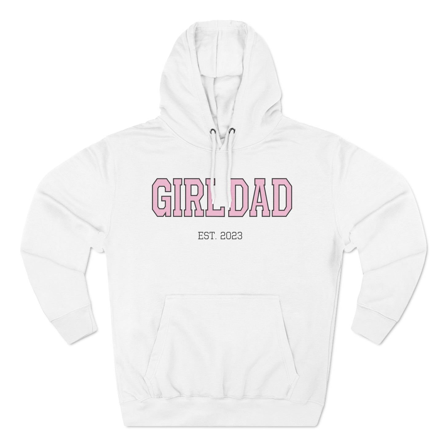 Three-Panel Fleece Hoodie Girl Dad