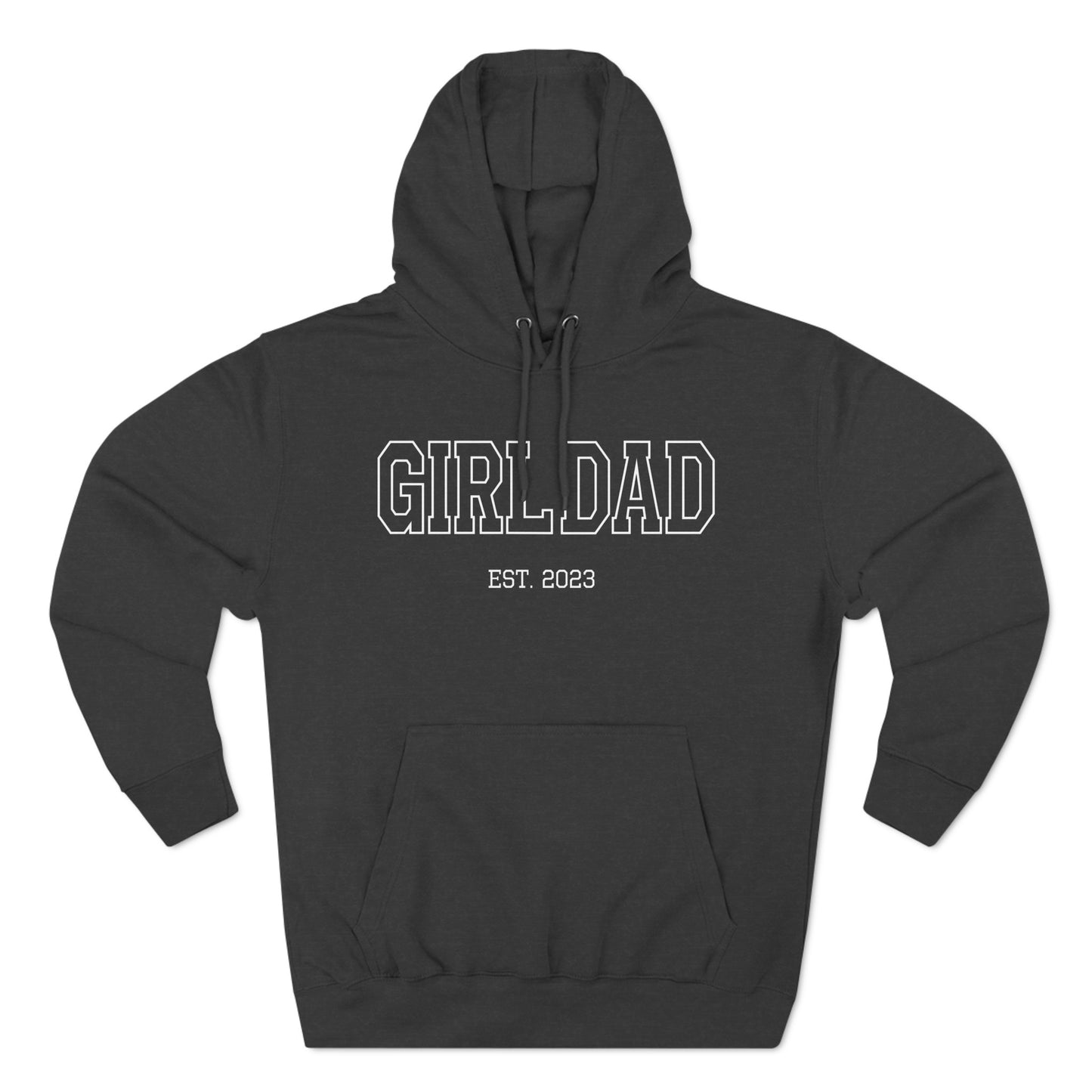 Three-Panel Fleece Hoodie Girl Dad