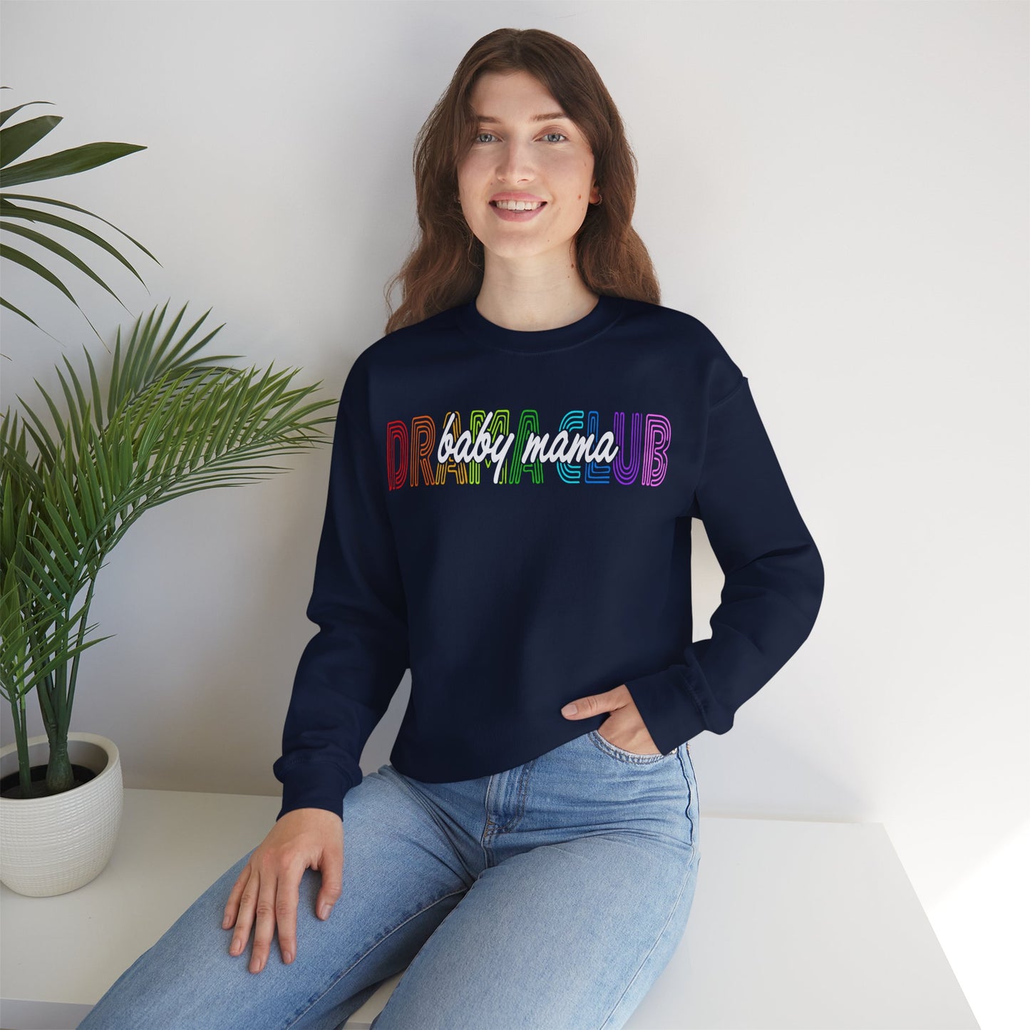 Baby Mama Drama Club Unisex Heavy Blend™ Crewneck Sweatshirt