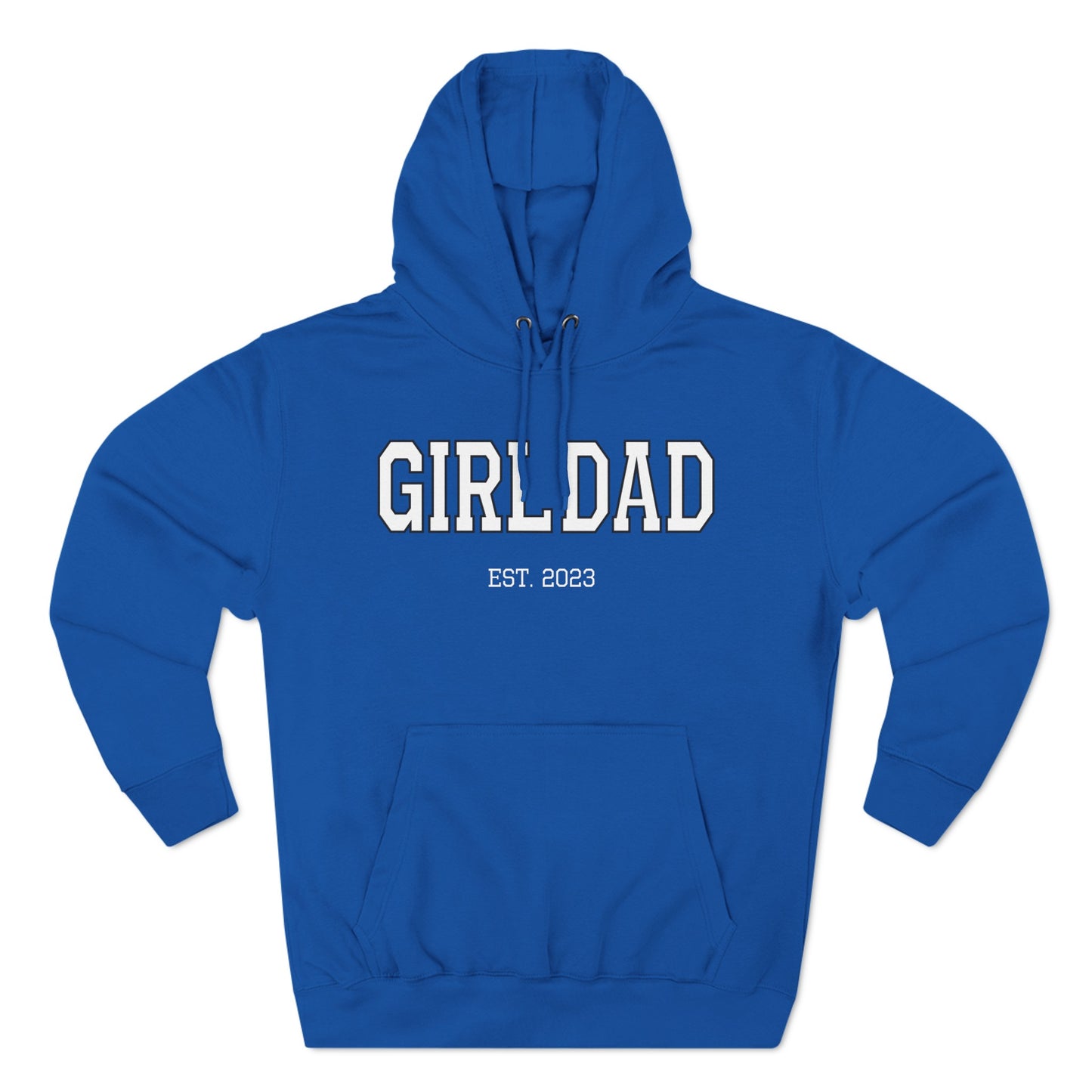 Three-Panel Fleece Hoodie Girl Dad