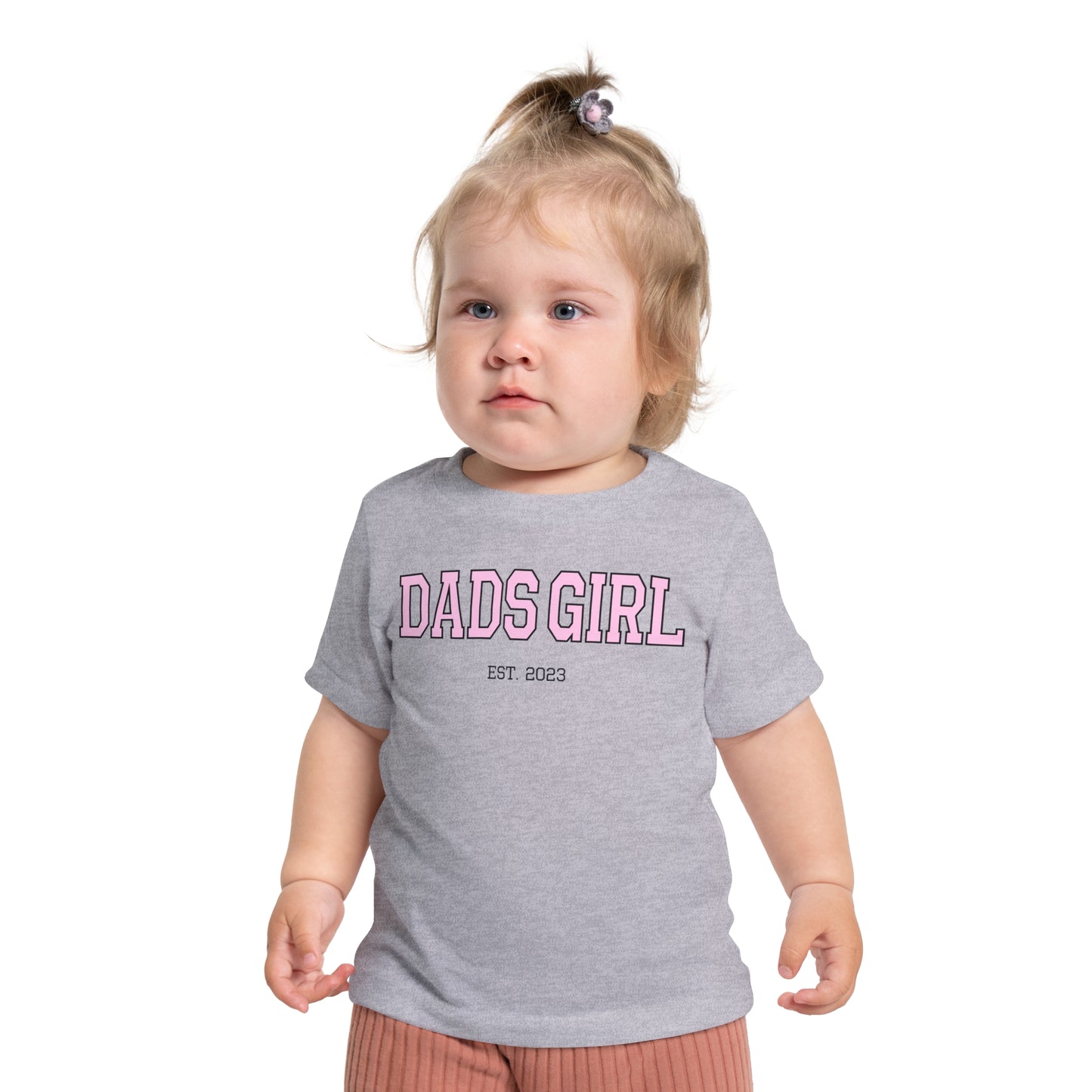 Baby Short Sleeve T-Shirt Dads Girl 2023