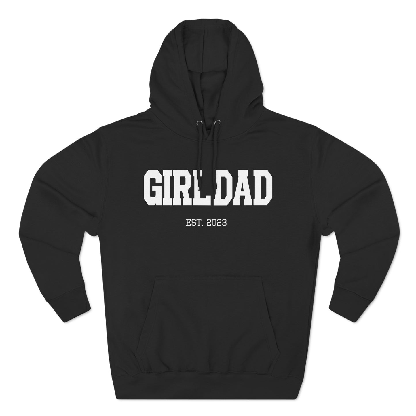 Three-Panel Fleece Hoodie Girl Dad