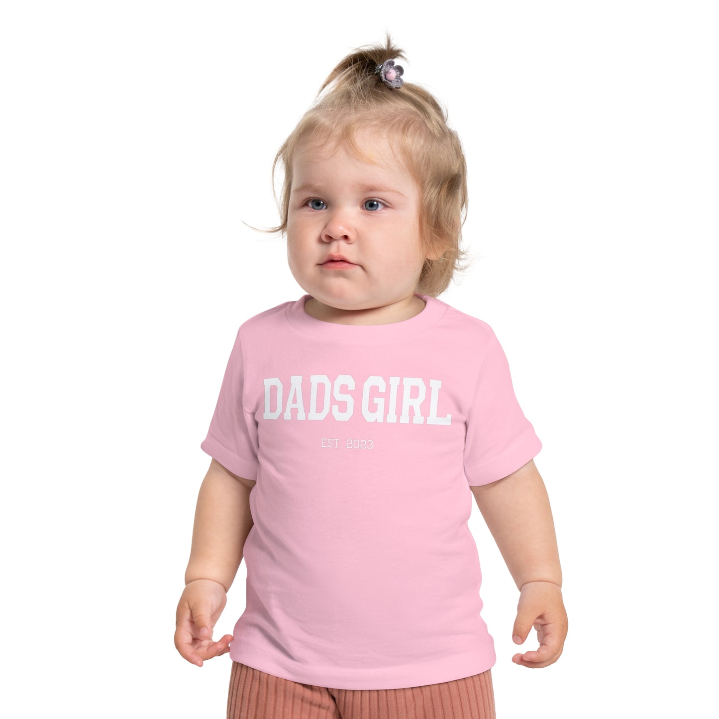 Baby Short Sleeve T-Shirt Dads Girl 2023